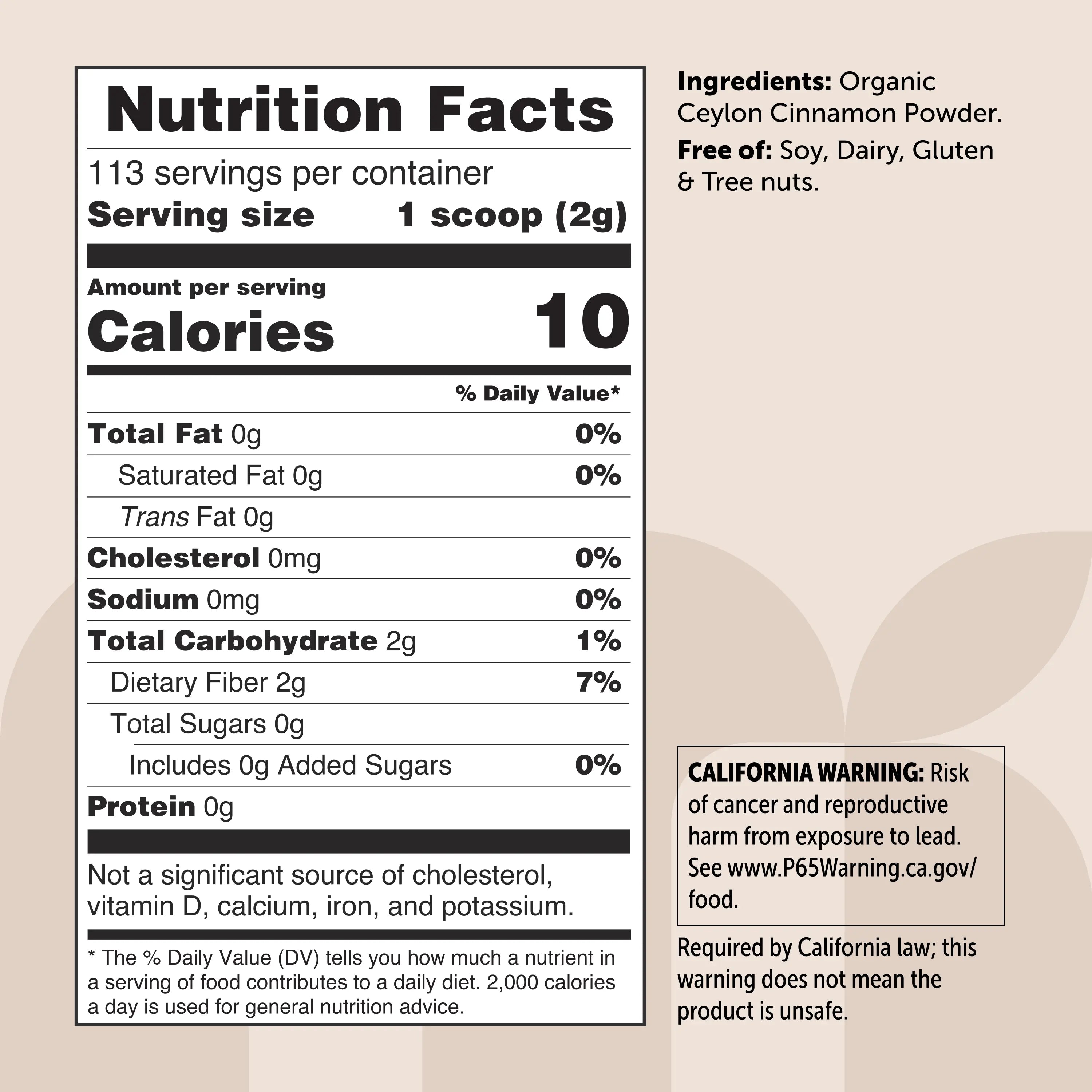 Organic Ceylon Cinnamon Powder